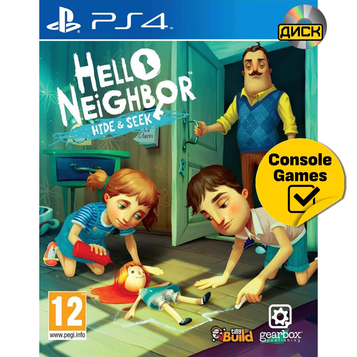 Игра PS4 Hello Neighbor Hide & Seek (PlayStation 4, Русские субтитры)