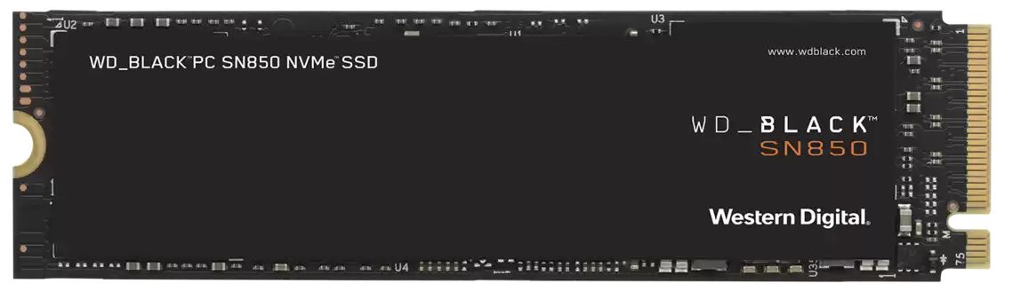 WesternDigital1ТБВнутреннийSSD-дискWD_BLACKSN850/PCIe4.0/M.2/TLC(WDS100T1X0E)