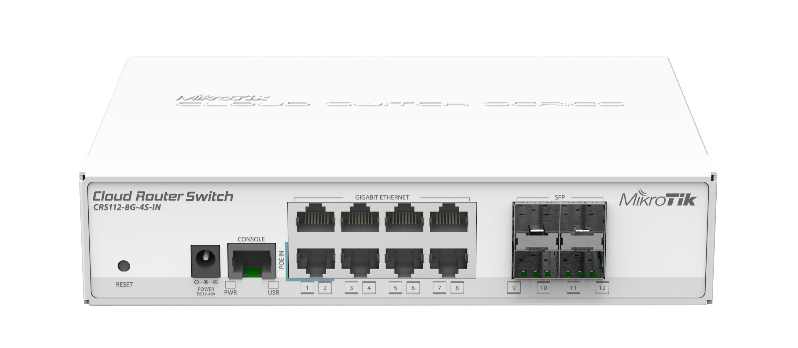 Коммутатор роутер Mikrotik CRS112-8G-4S-IN (CRS112-8G-4S-IN)