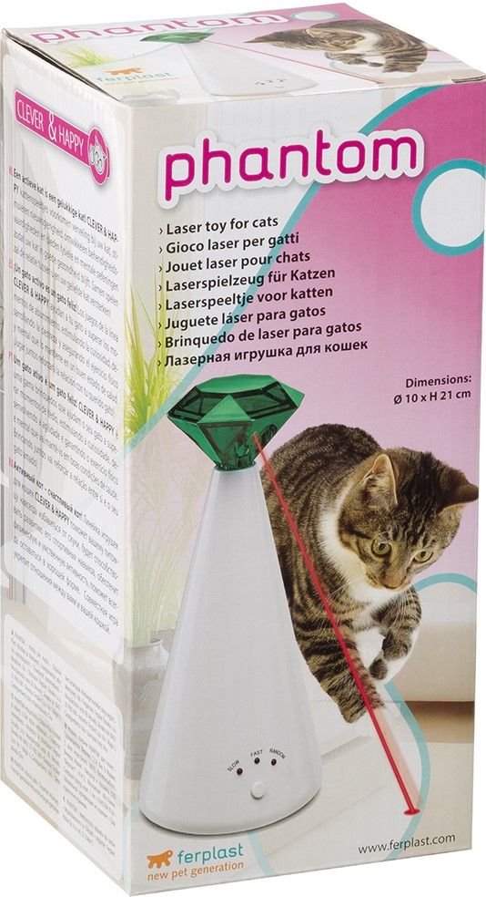 Игрушка Ferplast лазерная Phantom для кошек - купить с доставкой по  выгодным ценам в интернет-магазине OZON (838263795)