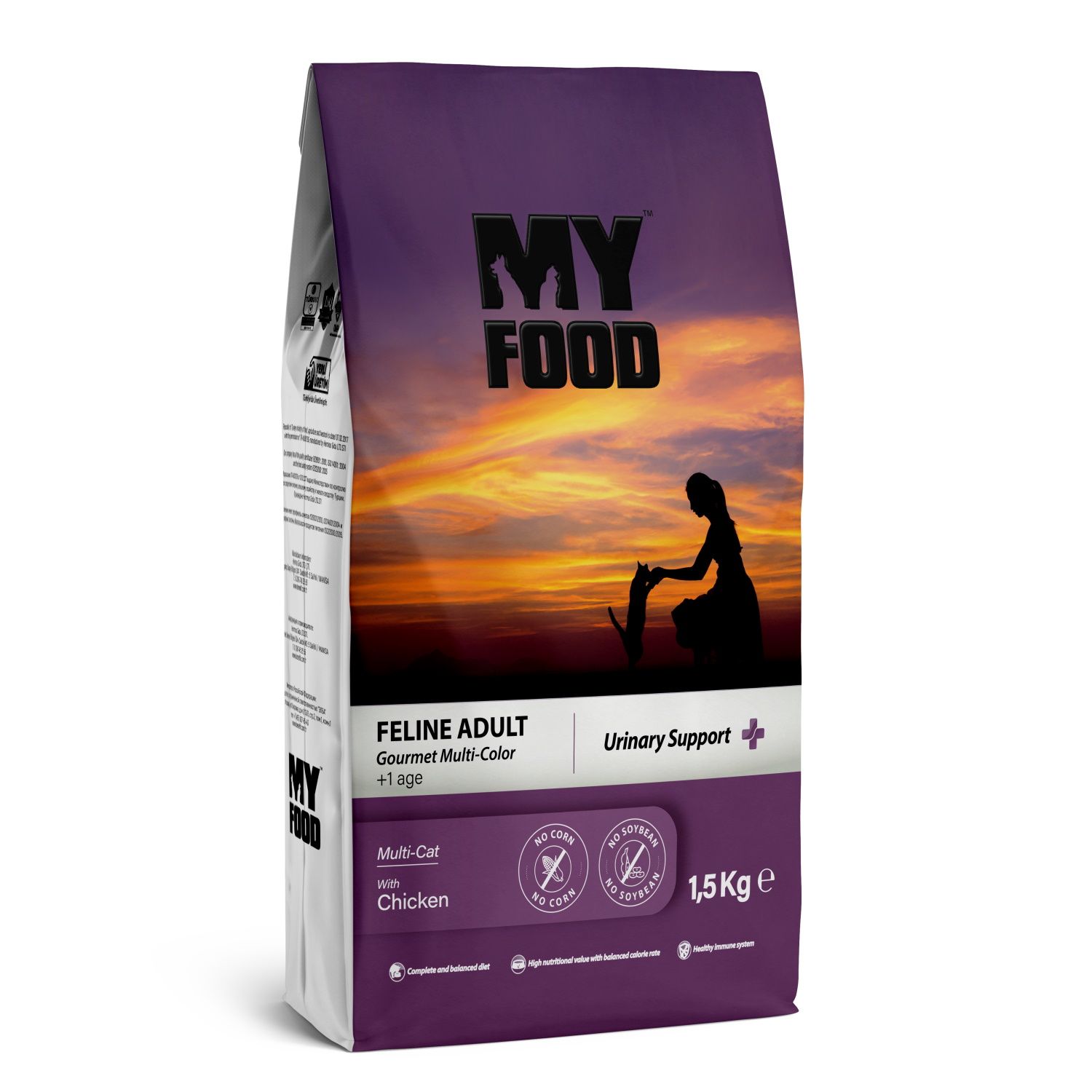 Майфуд. MYFOOD Feline Adult Multi-Cat with Lamb & Rice \ сухой корм для кошек \ ягненок и рис \ 1.5 кг. Ajo Grand Master сухой полнорационный корм для кошек старшего возраста 1,5кг. Корм для кошек Гурмэ суп. Кошачий корм Prime Adult купить.