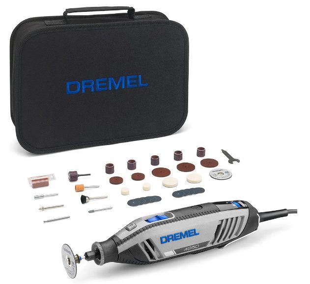 Dremel 225-01 Flex Shaft Attachment with MultiPro Keyless Chuck and Rotary  Tool Work Station