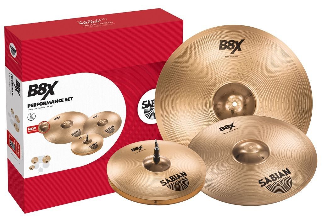 Набор ударных тарелок Sabian B8X Performance Set Plus