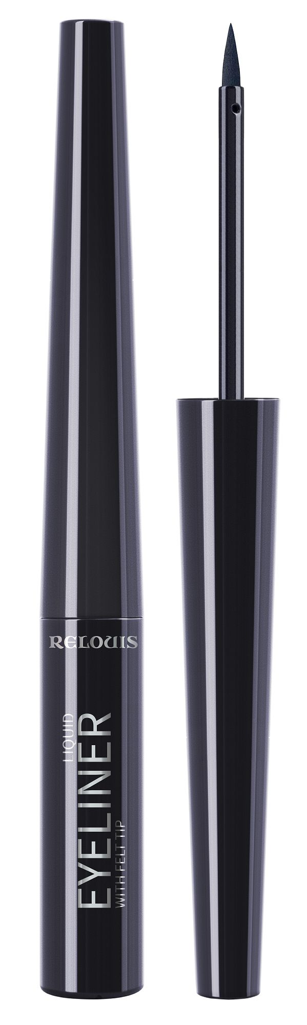 Relouis Подводка для глаз EYELINER WITH FELT TIP с фетровым аппликатором