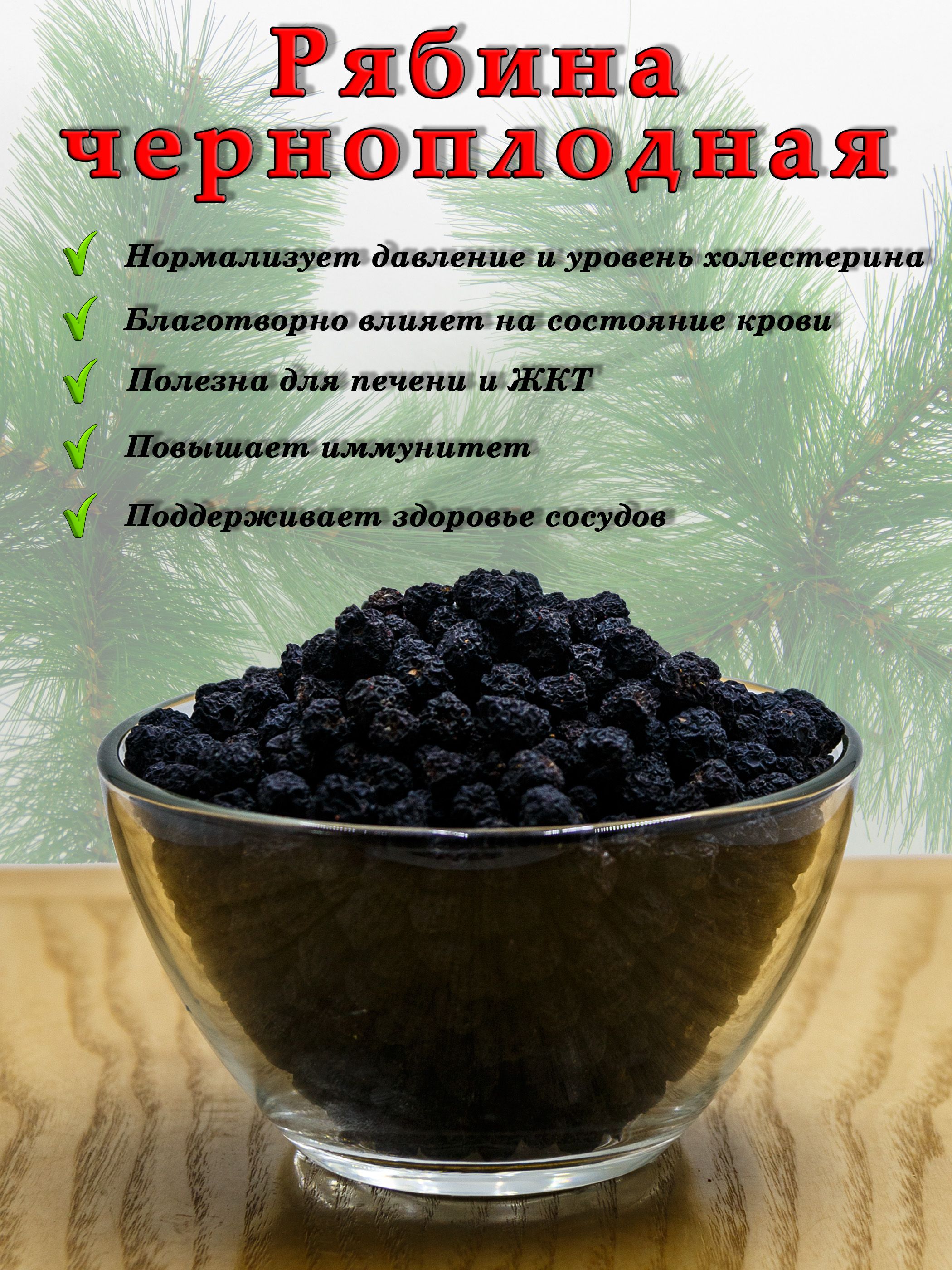 Рябина черноплодная, ягода сушеная, 250 гр. - купить с доставкой по  выгодным ценам в интернет-магазине OZON (837024639)