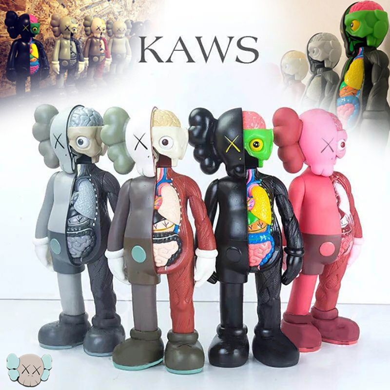 Коллекционная игрушка Kaws Companion  Anatomy Medicom Toys интерьерная игрушка Real Fake, размер 40 см,