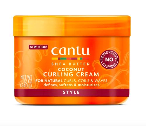 Cantu Крем для вьющихся волос Shea Butter Coconut Curling Cream, с кокосом и маслом Ши (Карите), 340 г