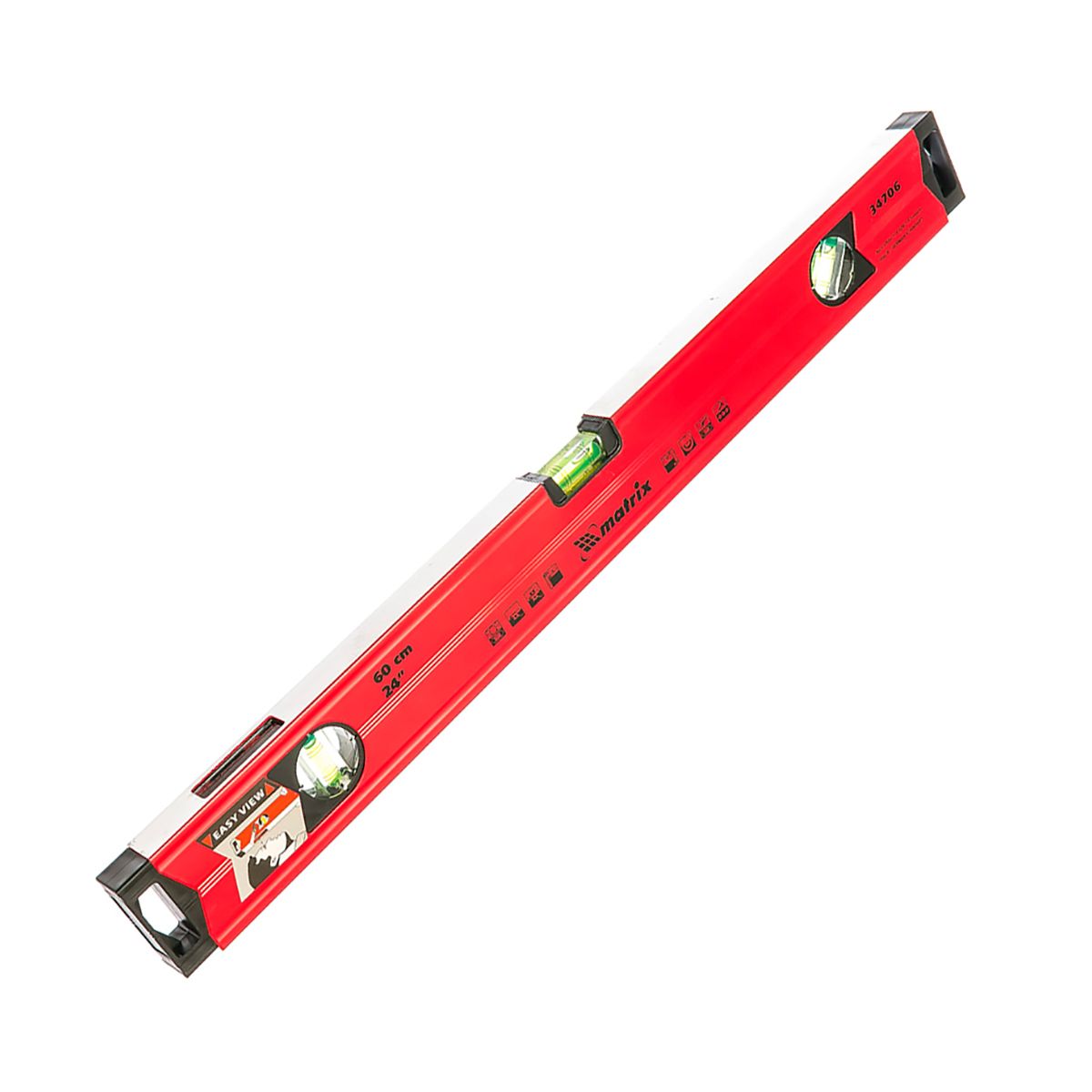 уровень алюминиевый, фрезерованный, магнитный 600 мм// matrix (34706). уровень строительный фрезерованный 2000 мм stayer leader. матрица строительная. уровни магнитные фрезерованные. уровень santool 1000.