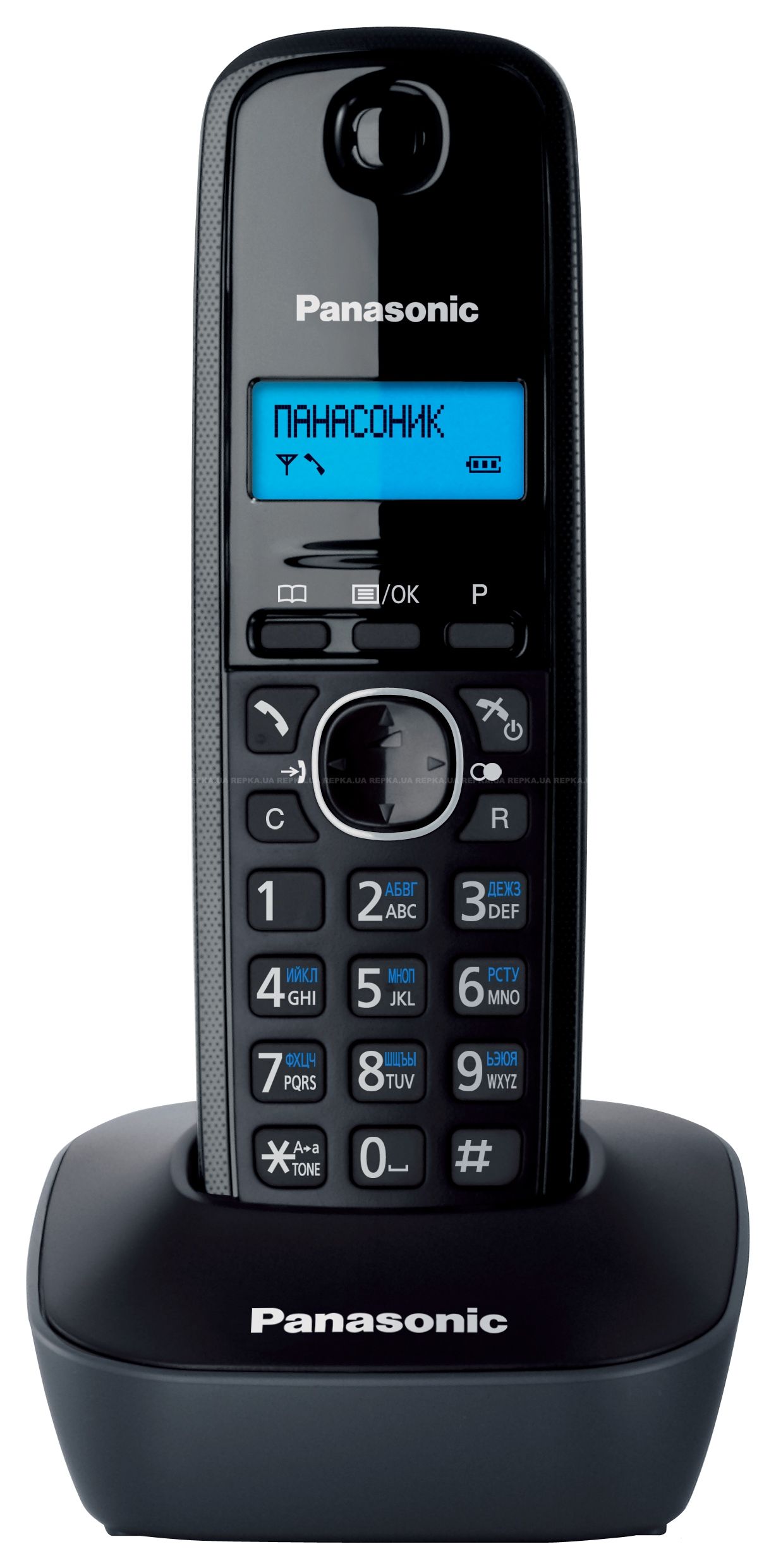 Радиотелефон DECT Panasonic KX-TG1611RUH серый - купить с доставкой по  выгодным ценам в интернет-магазине OZON (885808414)