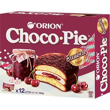 Печенье"ORIONChocoPie"Вишня,360г