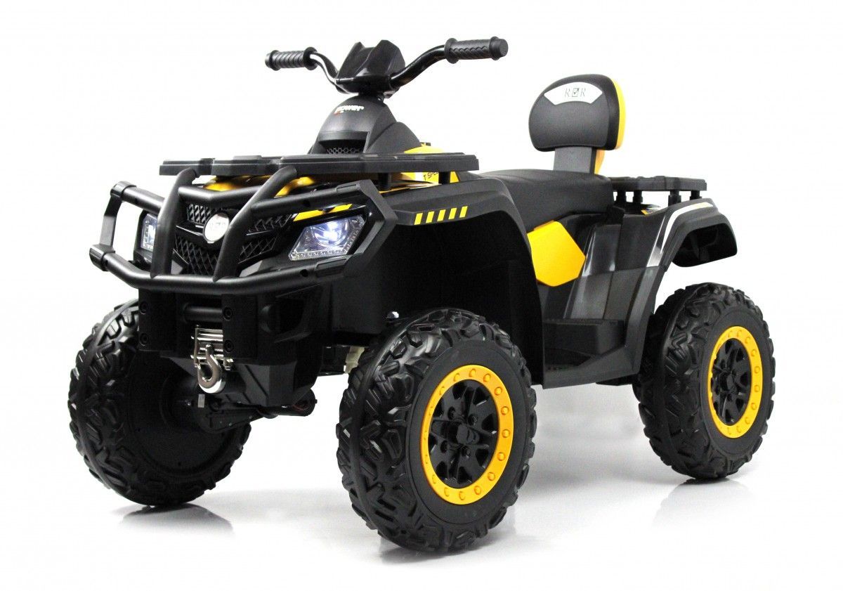 Электромобиль Квадроцикл XT-Speed 4WD (180 Ватт) + ПУЛЬТ (Желтый)