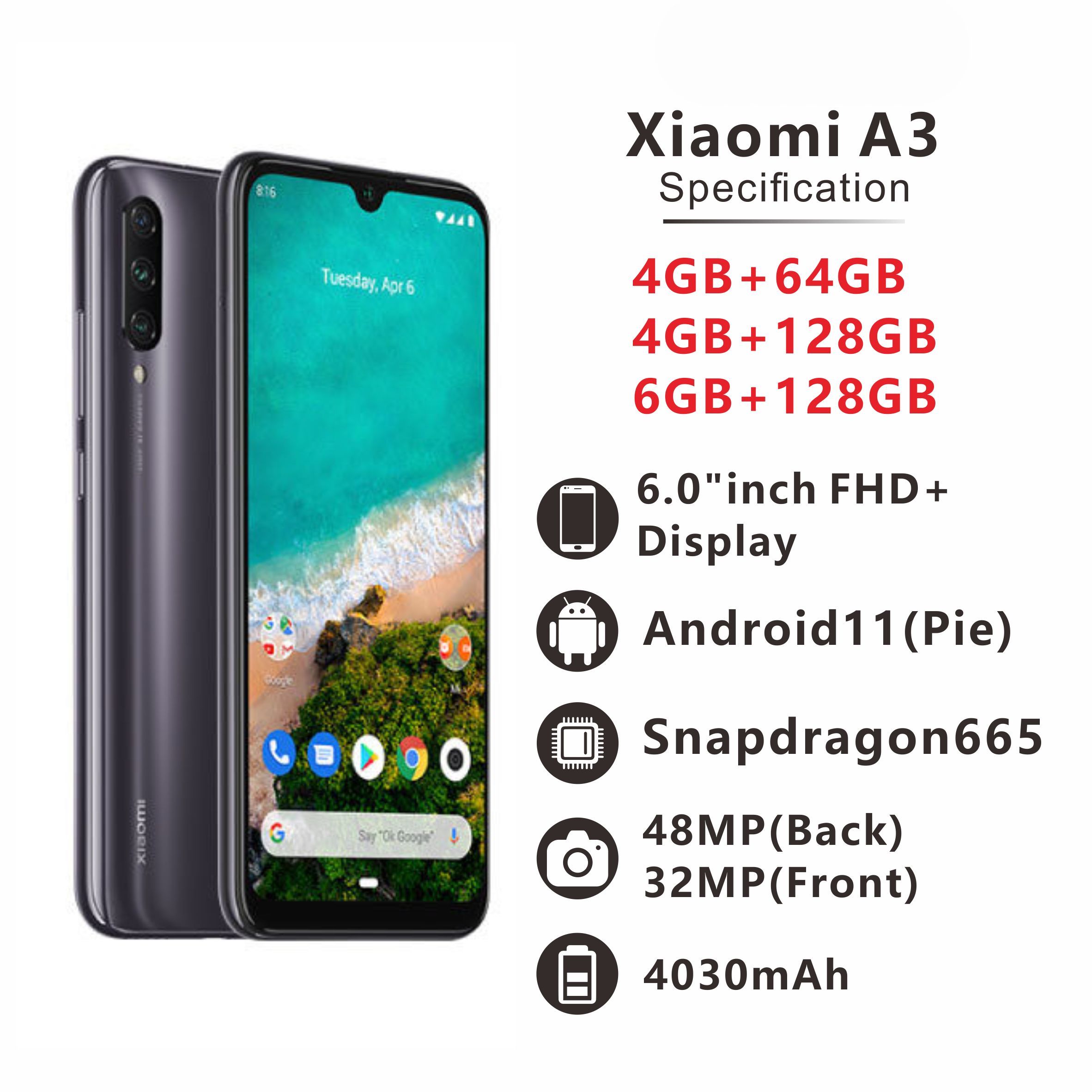 Смартфон xiaomiA3 - купить по выгодной цене в интернет-магазине OZON  (884425960)