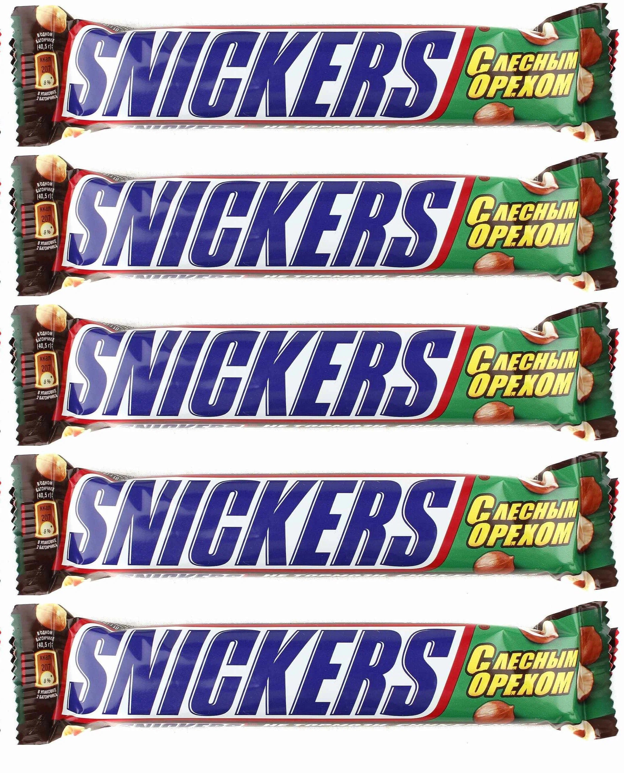 Snickers лесной орех