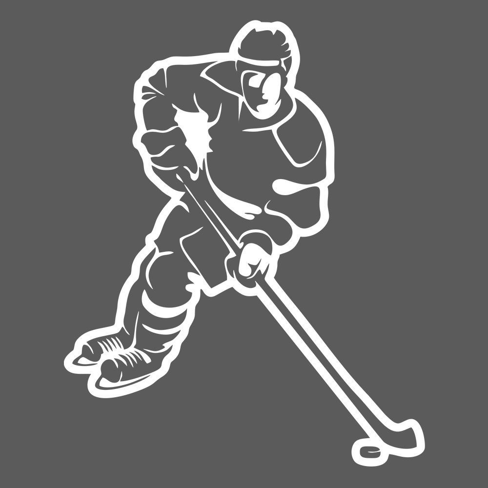 Хоккеистов в спортивном. Хоккеист силуэт. Наклейка хоккеист. Хоккейные наклейки на машину. Хоккейные Стикеры.