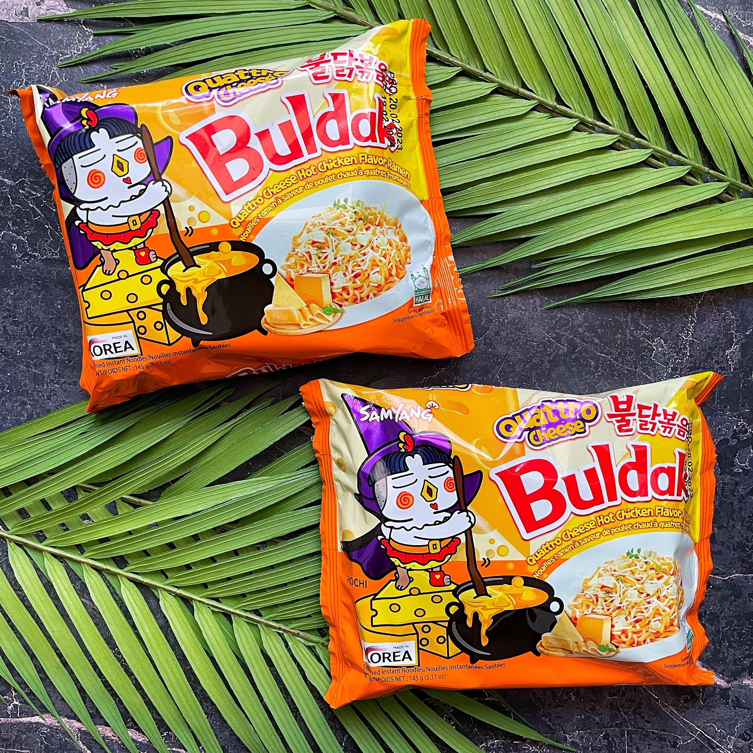 Двойной сырок. Buldak quattro Cheese сколько сковиллей. Samyang quattro cheese