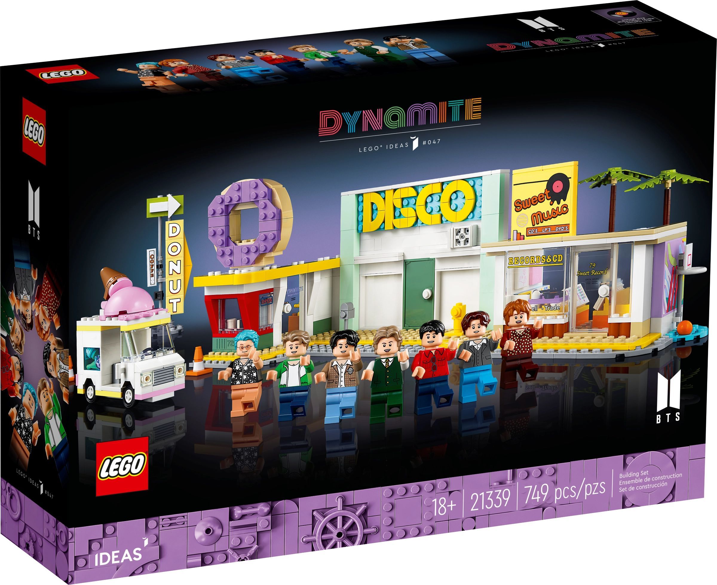 лего Ideas серия, LEGO 21339 BTS Dynamite, lego конструктор для мальчика,  лего для девочек - купить с доставкой по выгодным ценам в интернет-магазине  OZON (931663007)