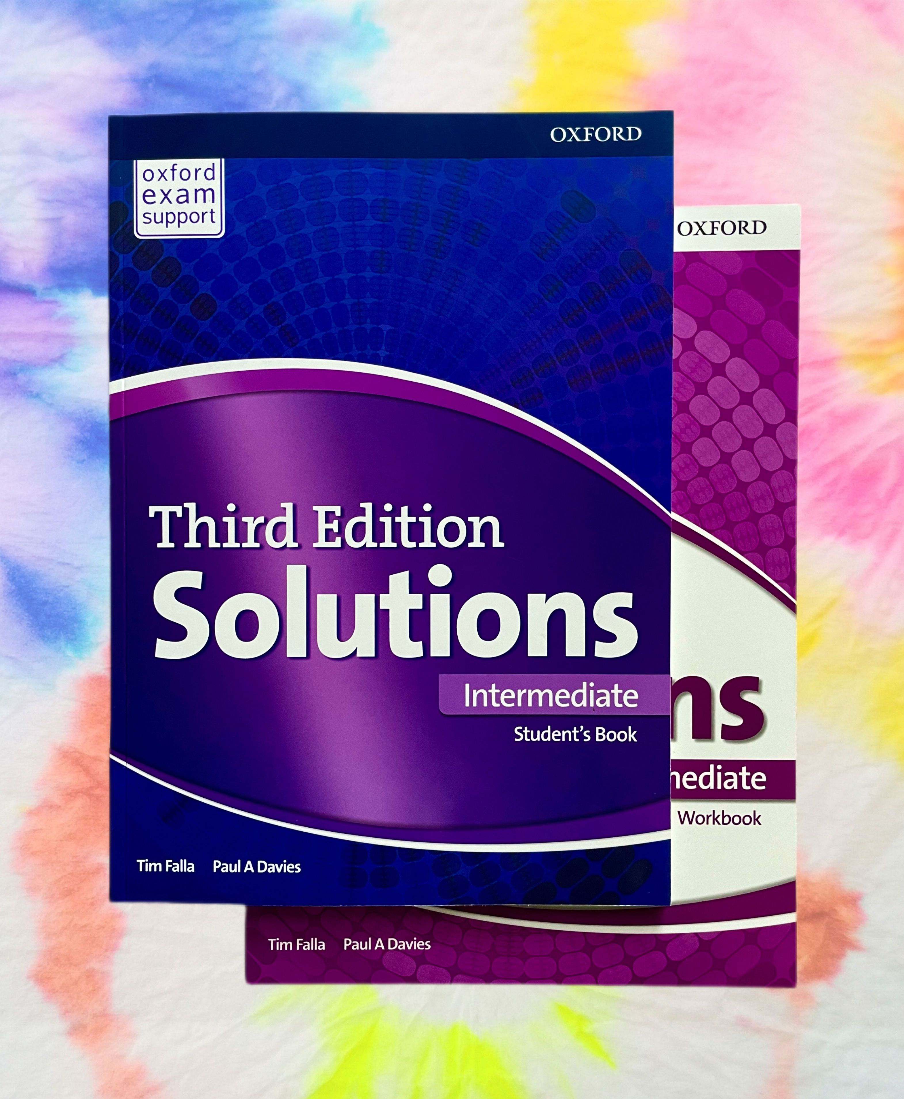 Solutions intermediate student s book ответы. Solutions Intermediate student's book. Solutions Intermediate 3rd Edition. Third Edition solutions Intermediate student's book. Workbook.