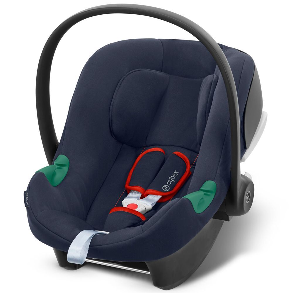 Детское автокресло Cybex Aton B2 i-Size Bay Blue синий, группа 0+, с рождения до 24 месяцев (45 - 87 см, до 13 кг)