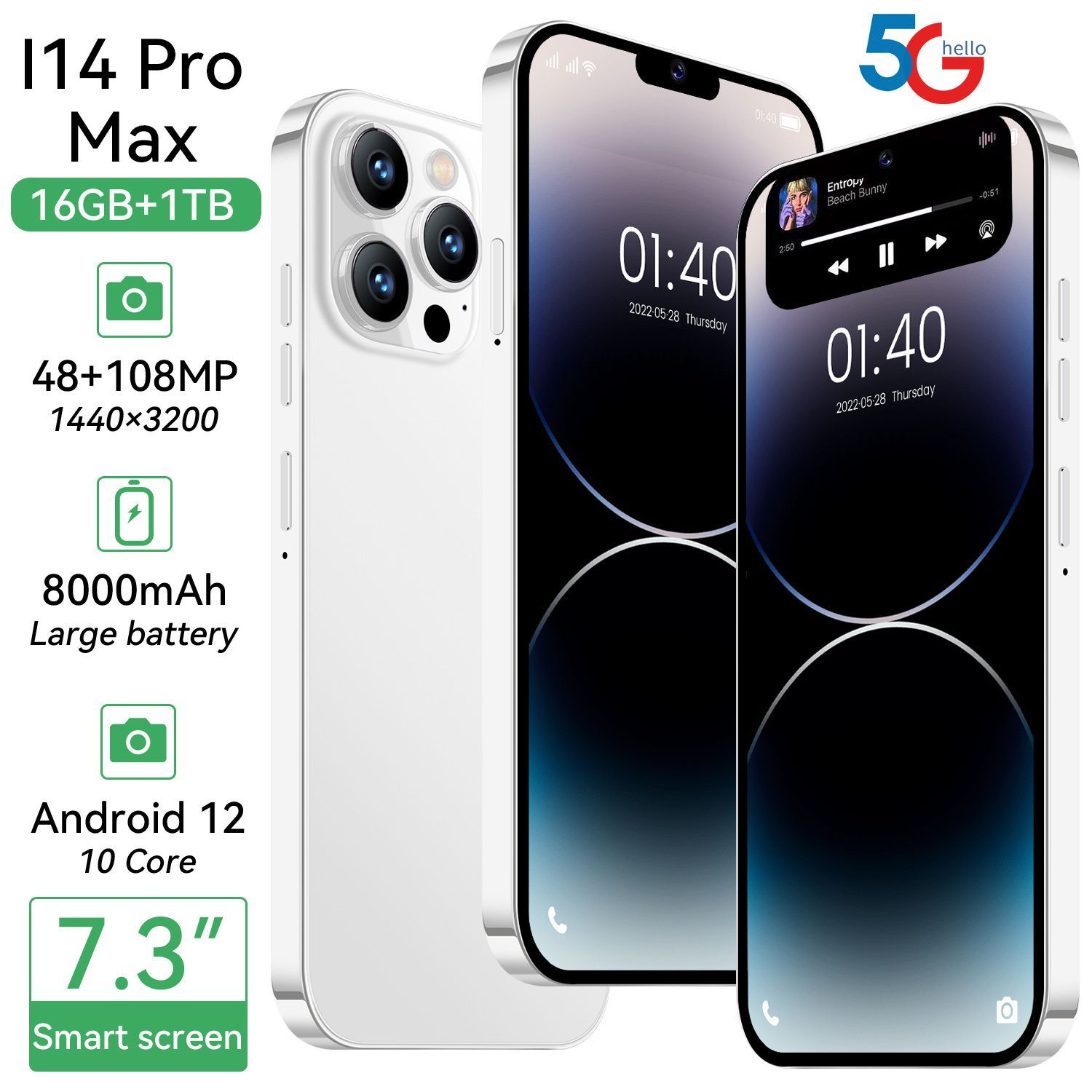 Смартфон i15 pro max 5g