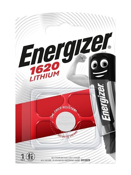 Батарейка CR1620 3V Energizer LITHIUM 1шт.