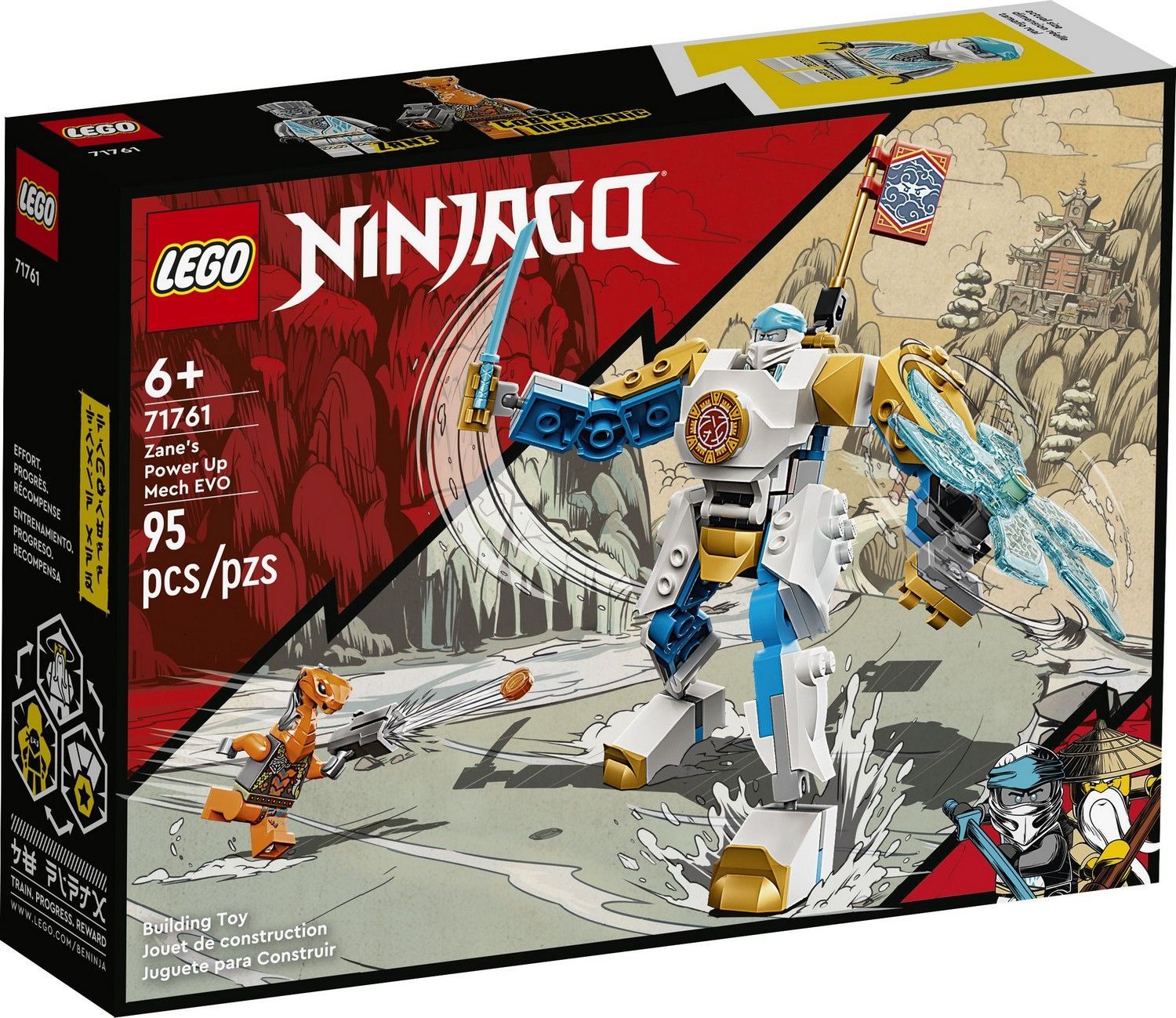 Ninjago evo. Конструктор LEGO Ninjago могучий робот Эво Зейна 71761. Лего 71761. Лего Ниндзяго 2022 года наборы. Лего робот Зейна Эво.