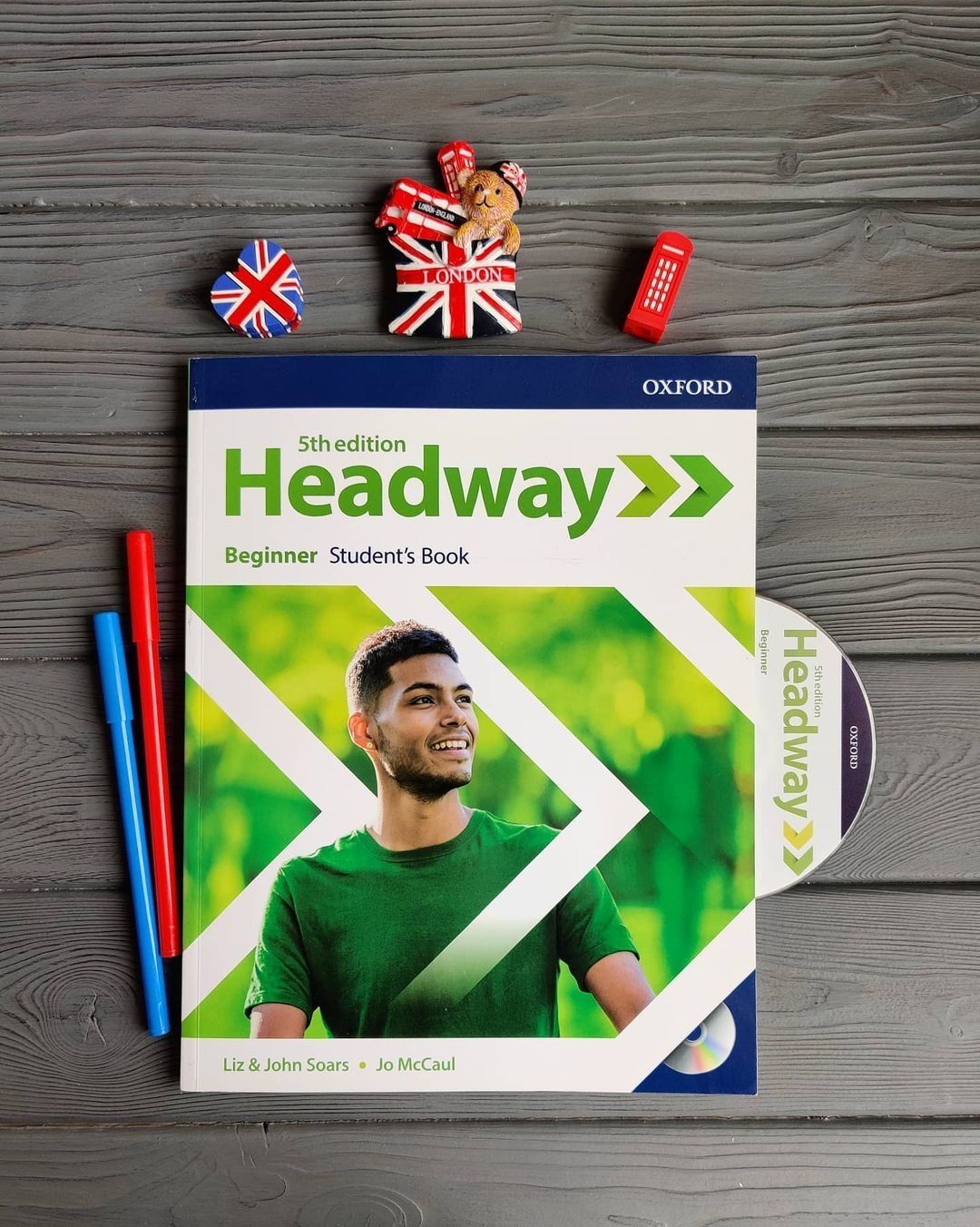 Headway Beginner 5-th edition Пятое издание Комплект Учебник+Тетрадь+CD