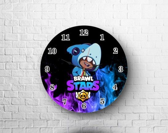 Узнать часы в бравл старс. Часы Brawl Stars № 1. Заказать наручные часы с Brawl Stars.