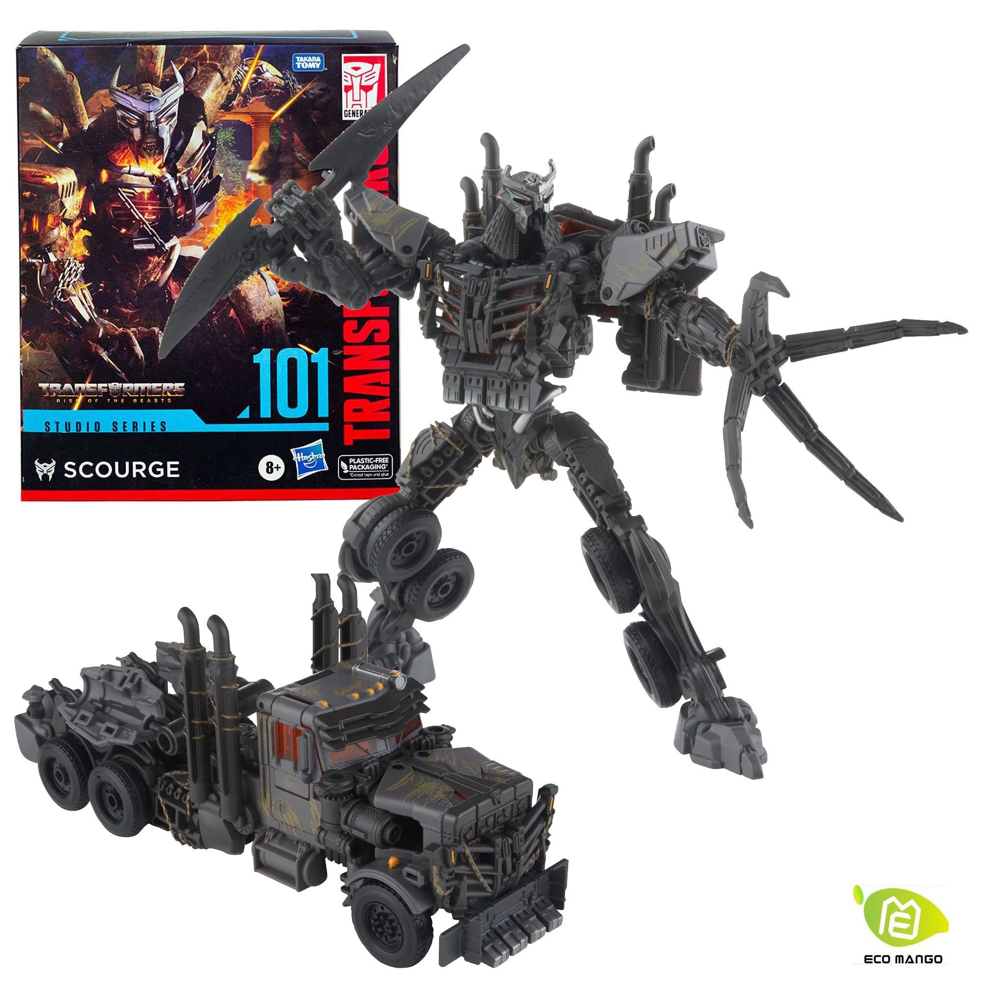 Игрушка Hasbro Трансформеры Студийная серия SS101 Scourge лидер класс 25см,  Rise of The Beast - купить с доставкой по выгодным ценам в  интернет-магазине OZON (1321750671)