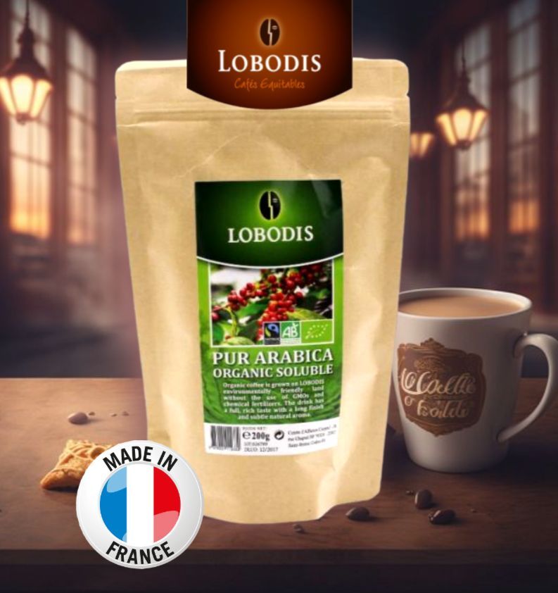 Кофе растворимый Lobodis Pur Arabica Organic (Лободи Арабика Органик) 200 г