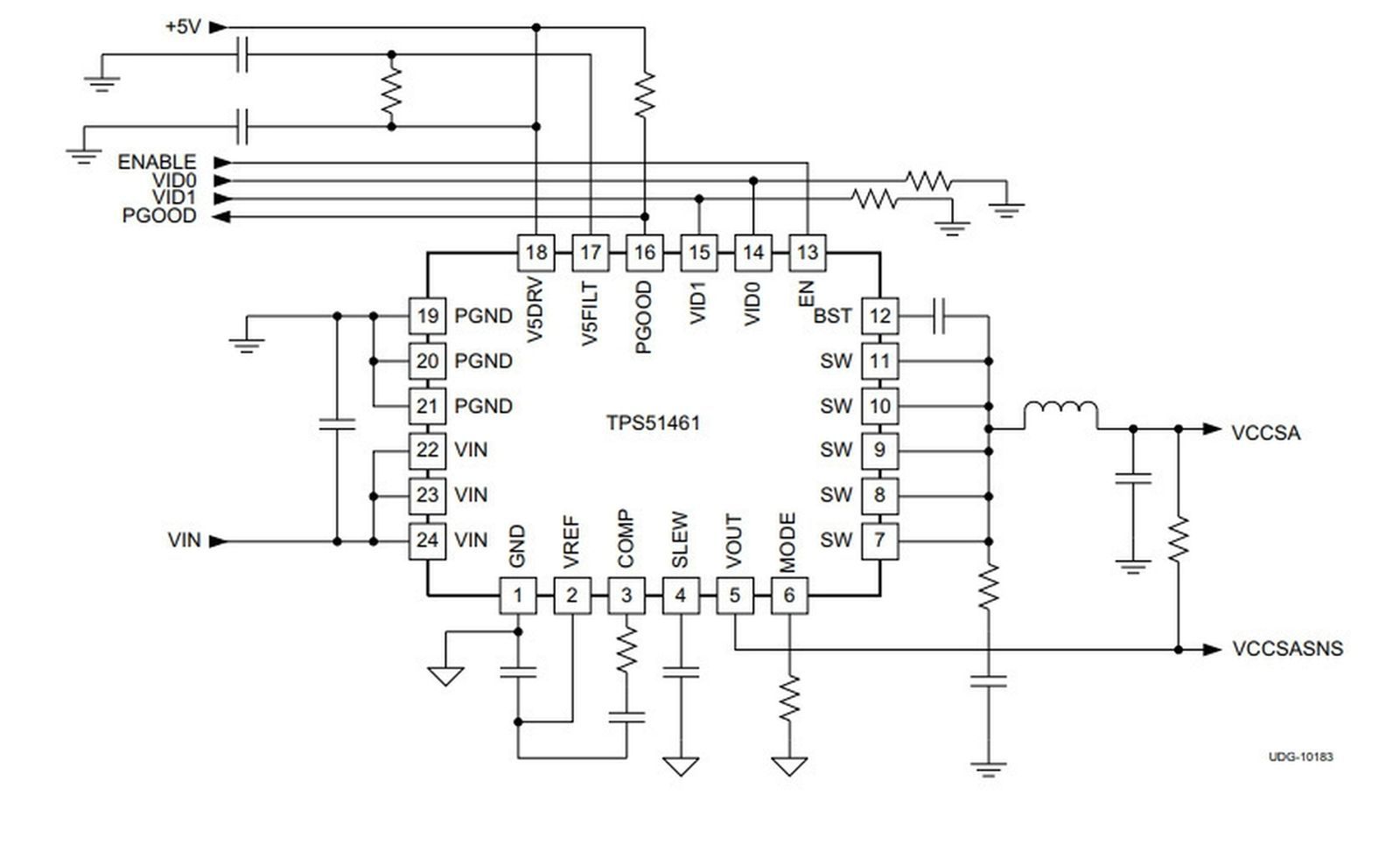 Tps65150 схема включения