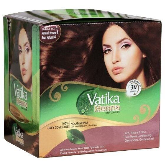 Коричневая натуральная краска. Vatika Henna Dark Brown. Ватика Хенна коричневая. Vatika Henna natural Brown 4. Vatika Henna 1sh 10gr