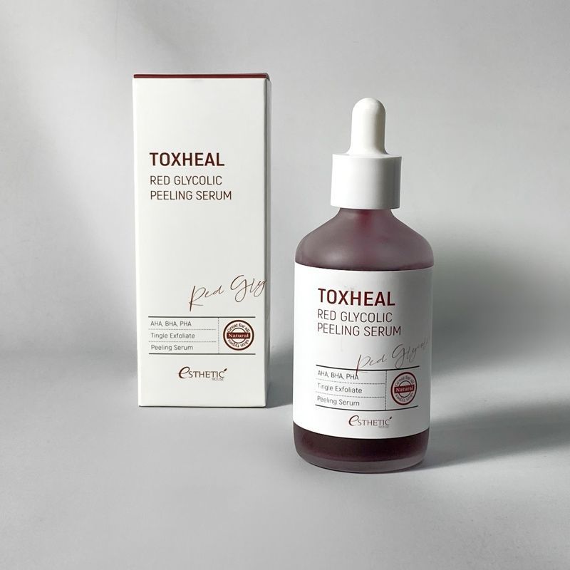 Esthetic house toxheal red glycolic peeling serum