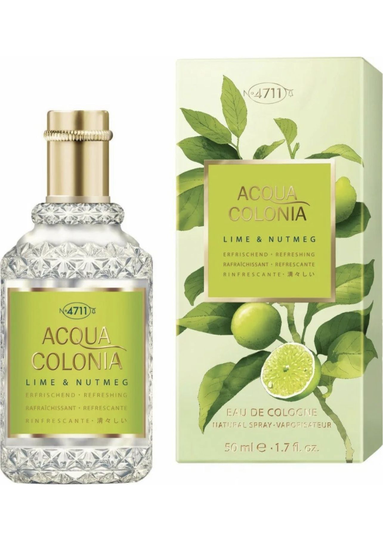 4711 ACQUA COLONIA refreshing lime & nutmeg Одекалон 50 мл