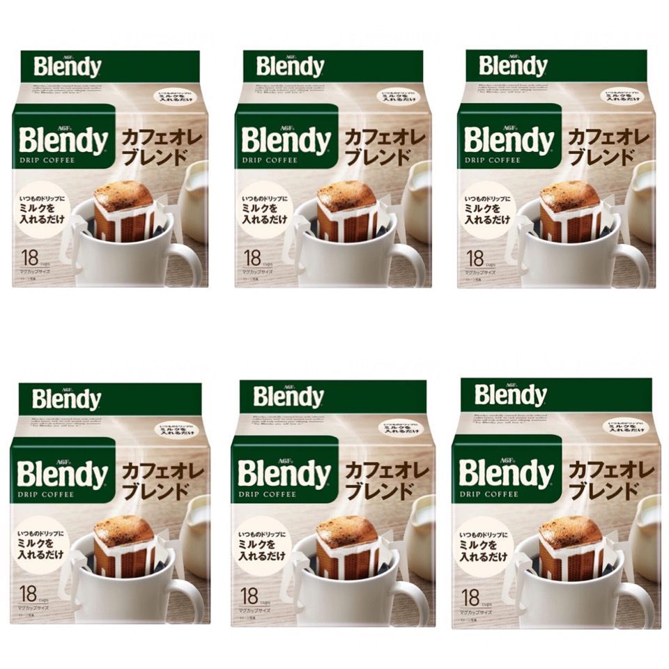 Японский кофе дрип. Кофе в стиках "молочный" 9,3 гр AGF Blendy. Blendy ole Blend.