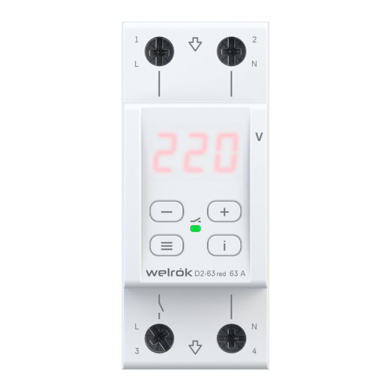 D2 63 red. Реле напряжения welrok d2-63 63а. Реле контроля напряжения rbuz. D2 63 red. Реле напряжения welrok.