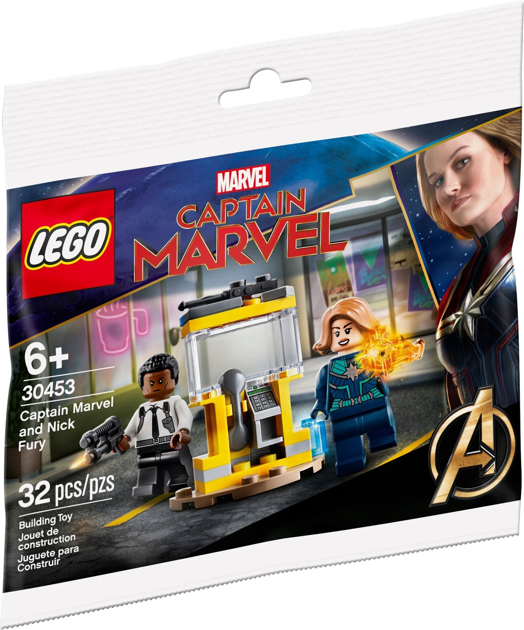 LEGO Super Heroes 30453 Captain Marvel and Nick Fury polybag OZON 1045289471