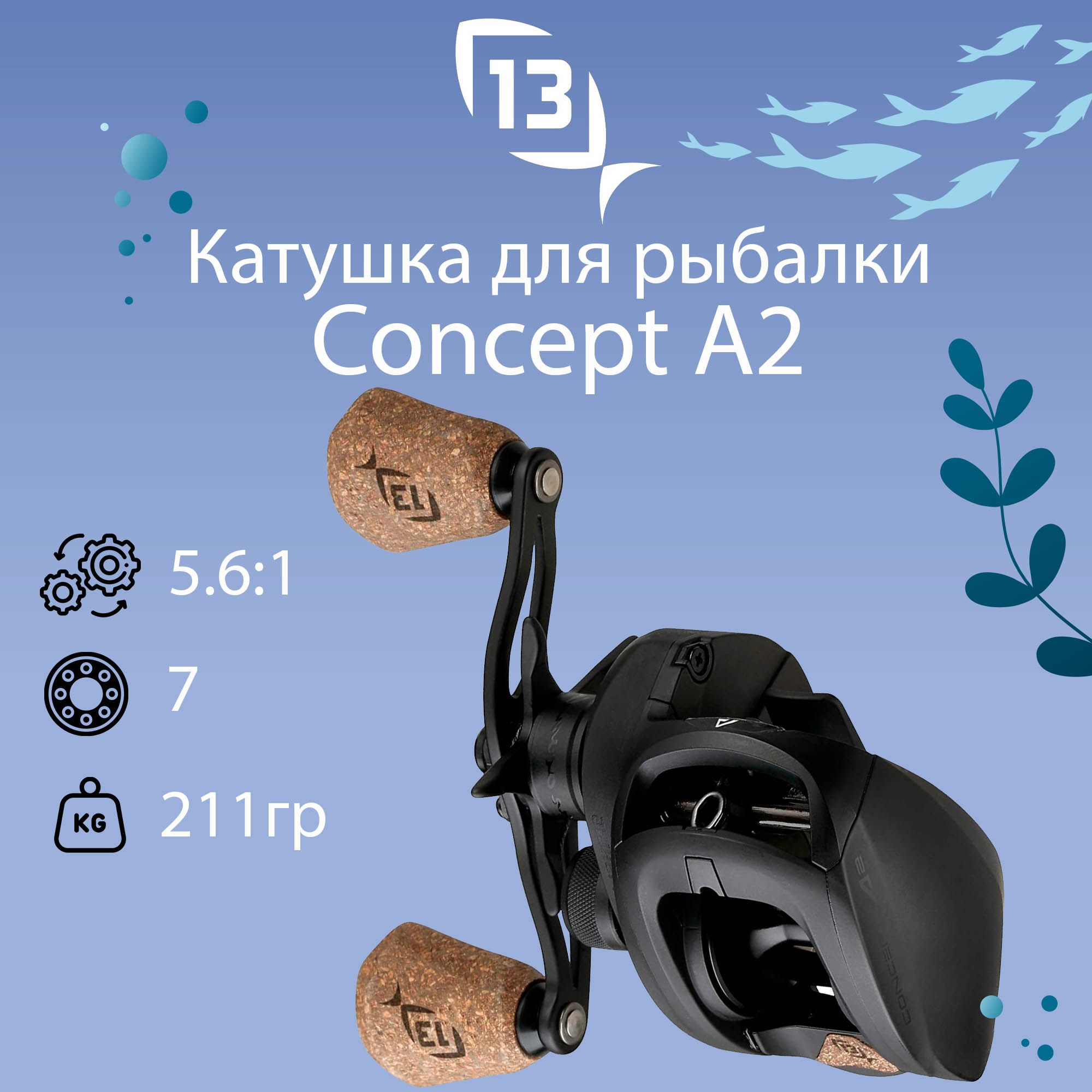 Катушка 13 Fishing Concept A2, Мультипликаторная купить по низкой цене ...