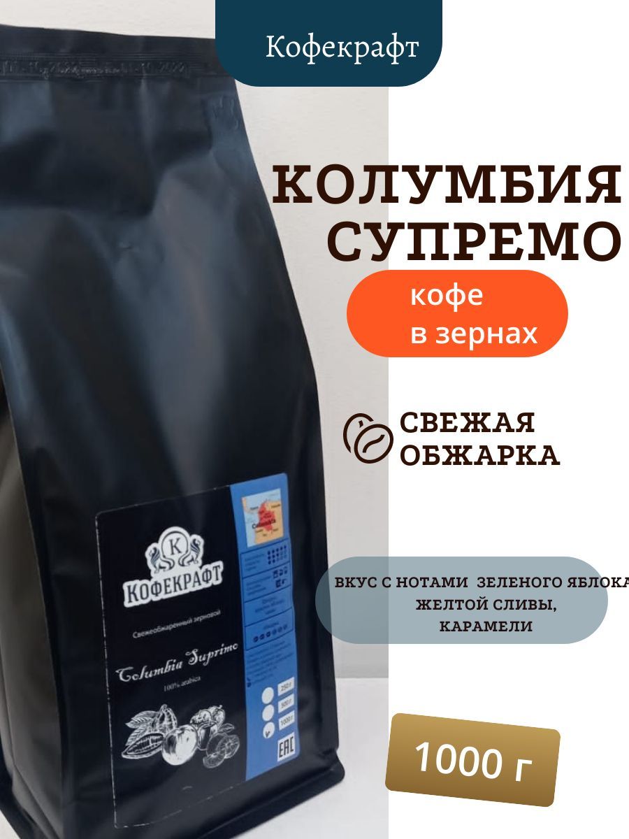 Кофе Супремо. Colombia Supremo Coffee. Супремо черный. Кофе в зернах Колумбия Супремо.