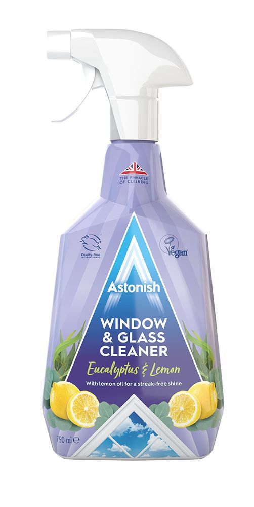 Astonish Очиститель стекол Эвкалипт и лимон (750мл) WINDOW & GLASS CLEANER Eucalyptus Lemon