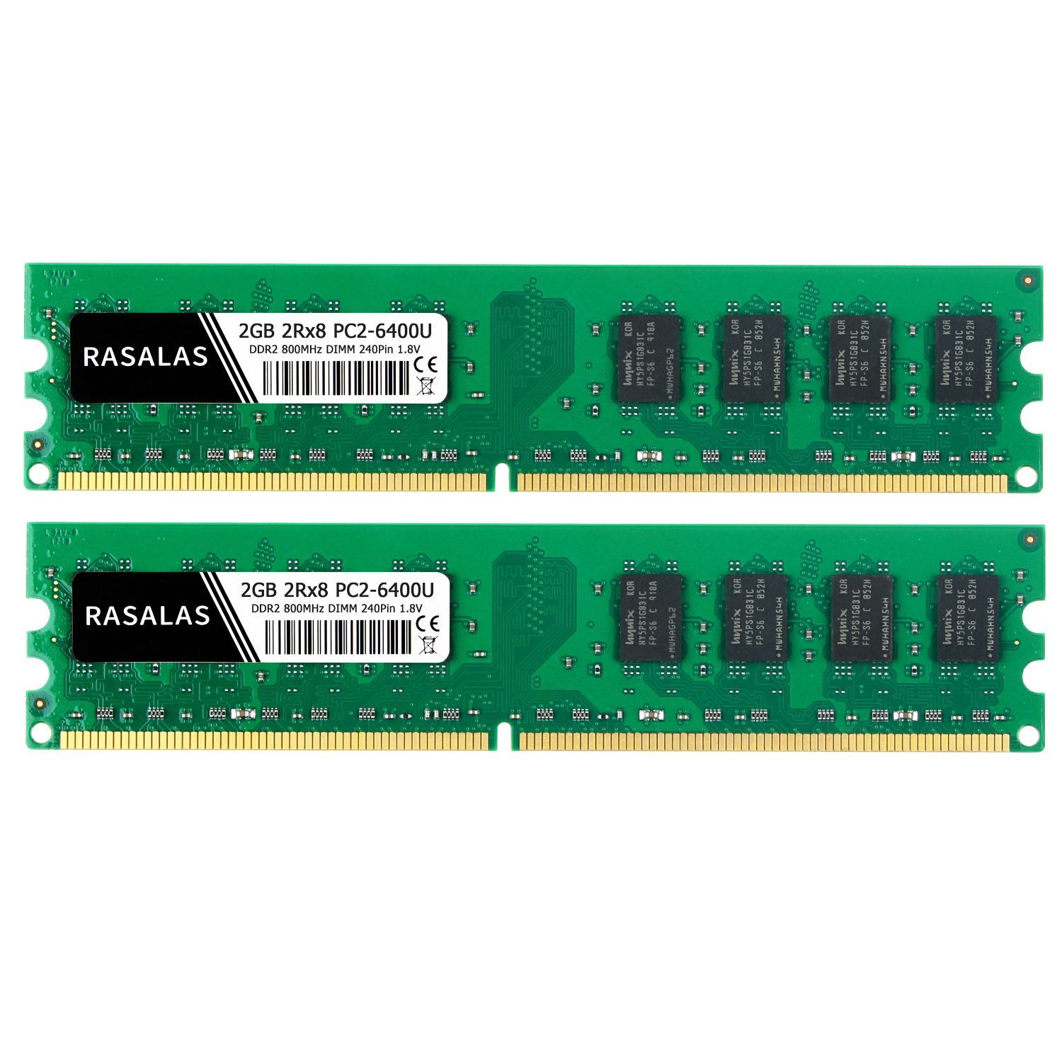 RASALASОперативнаяпамятьddr22GB6400Ux22x2ГБ(RA-PC2G-2G-6400U)