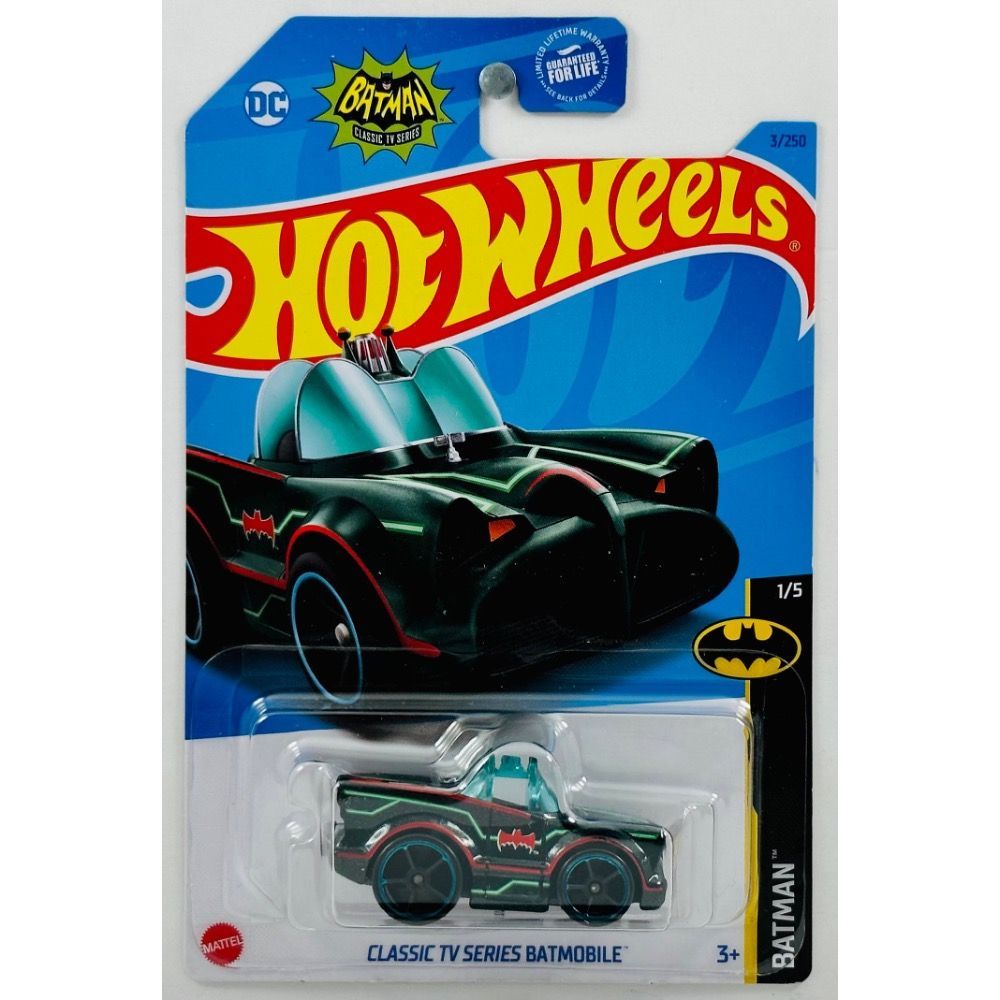 HKJ72 Машинка игрушка Hot Wheels металлическая коллекционная CLASSIC TV  SERIES BATMOBILE темно зеленый - купить с доставкой по выгодным ценам в  интернет-магазине OZON (1104971680)