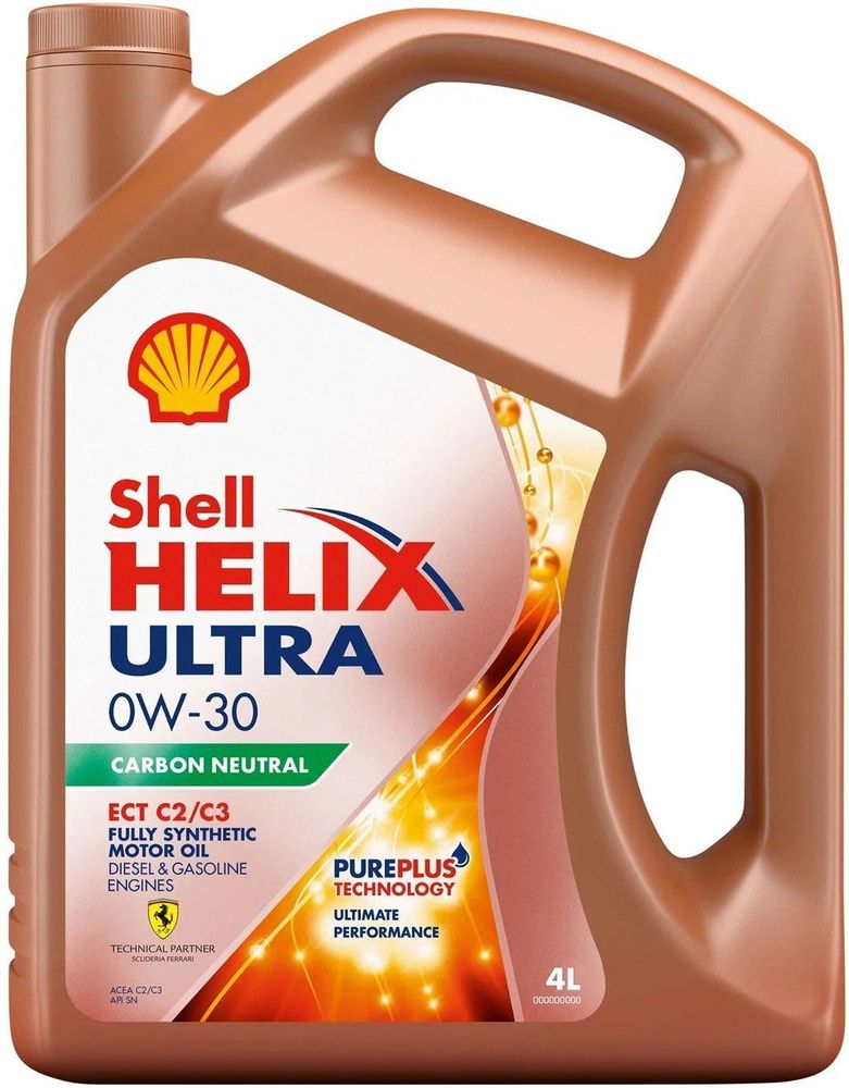 ShellHELIXULTRAECTC2/C30W-30Масломоторное,Синтетическое,4л