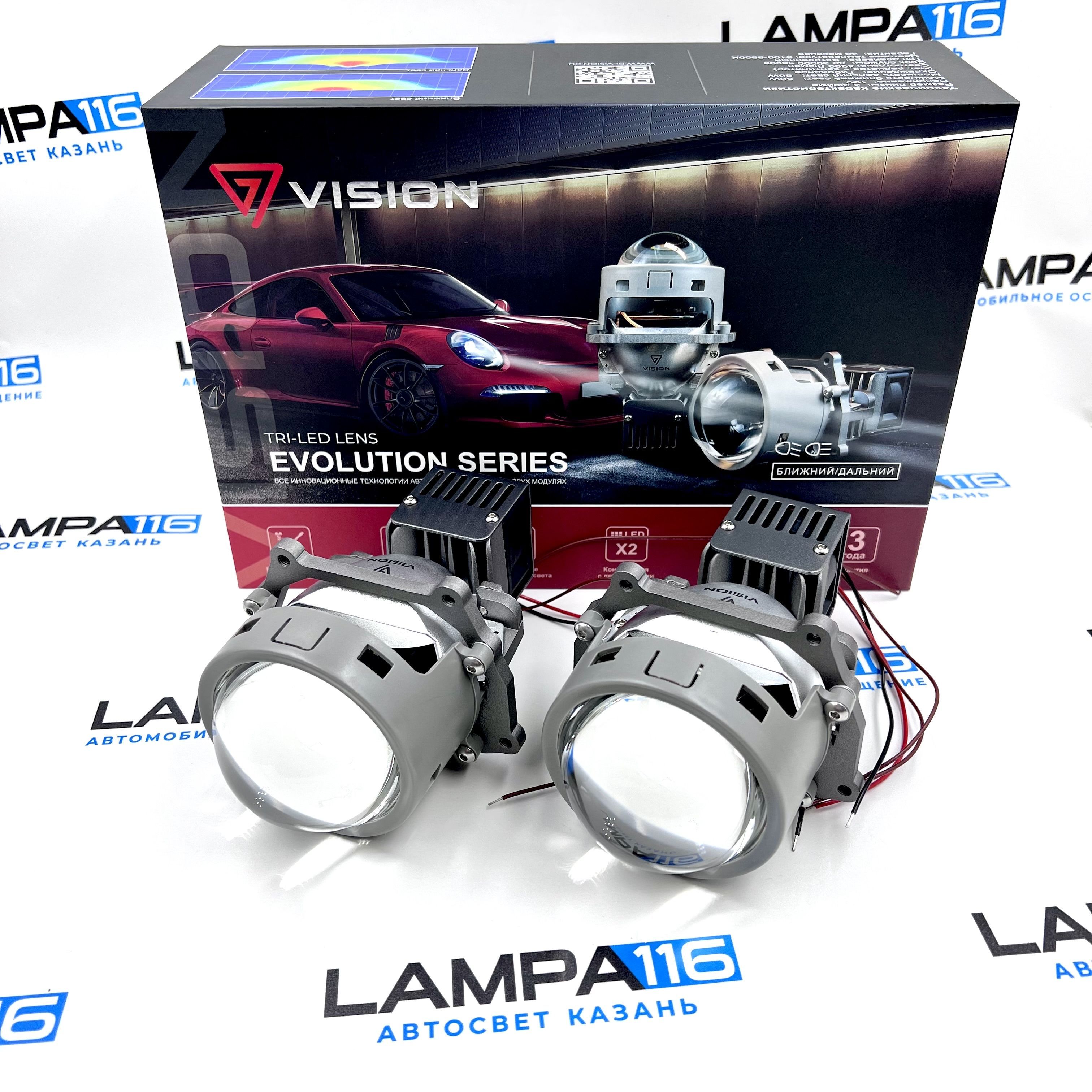 Гранд вижн линзы. Vision Ultimate tri led.