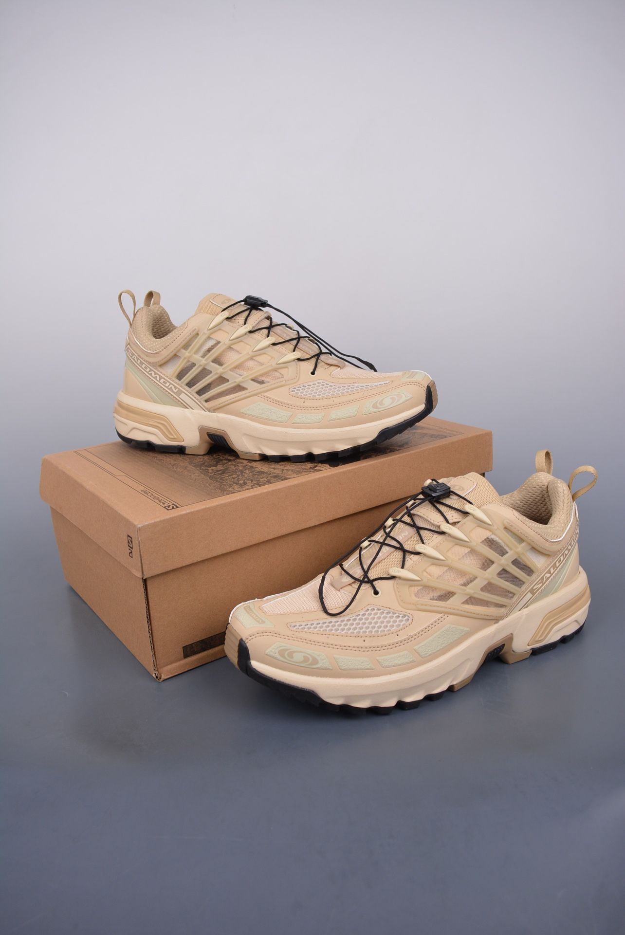 Кроссовки Мужской, Женский Salomon Ткань Бадминтон, Бег