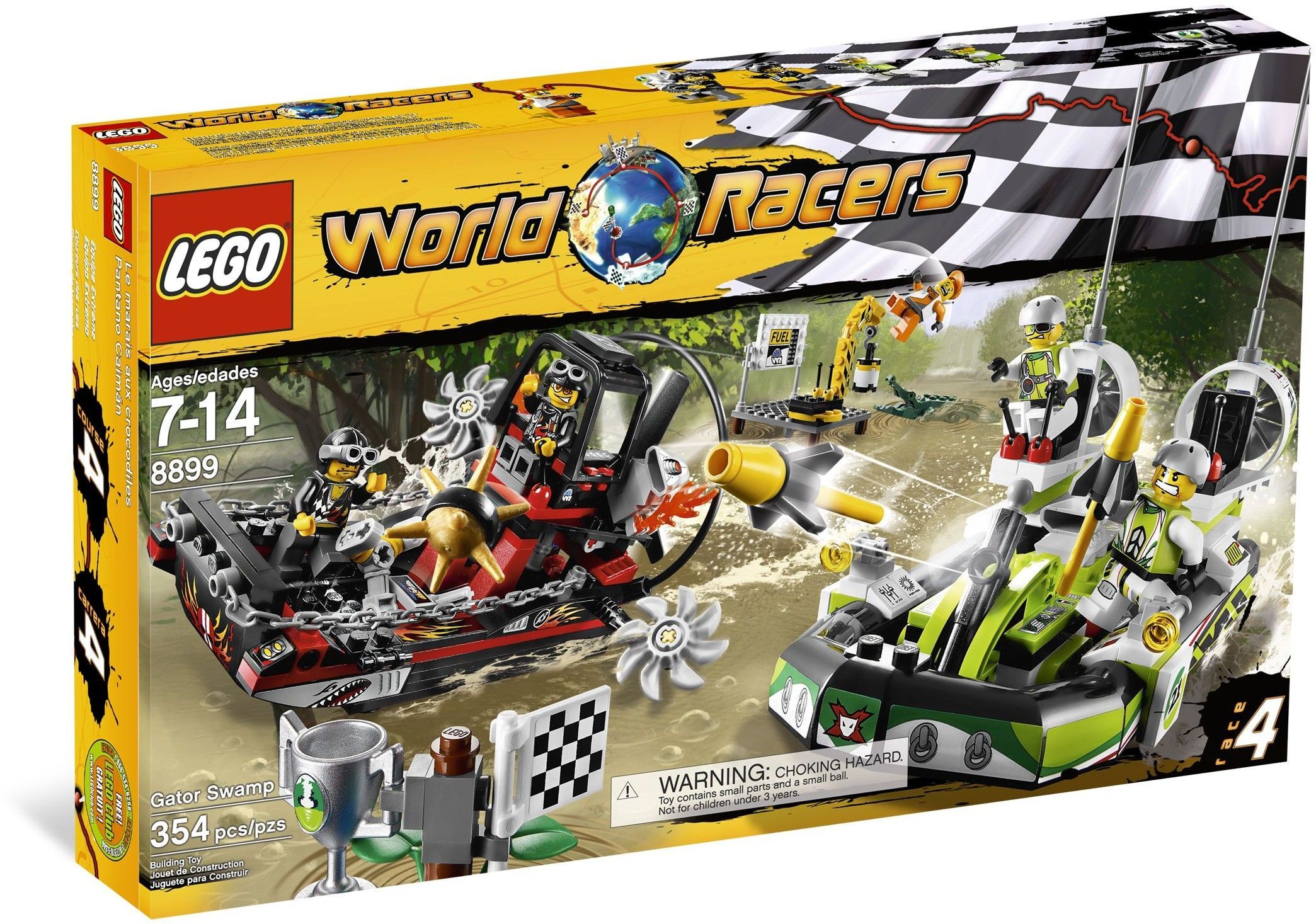 Конструктор LEGO World Racers 8899 Гонки Болото аллигатора - купить с  доставкой по выгодным ценам в интернет-магазине OZON (1119154076)