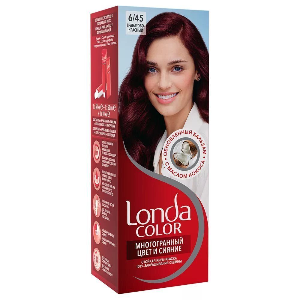 красный гранат краска для волос фото