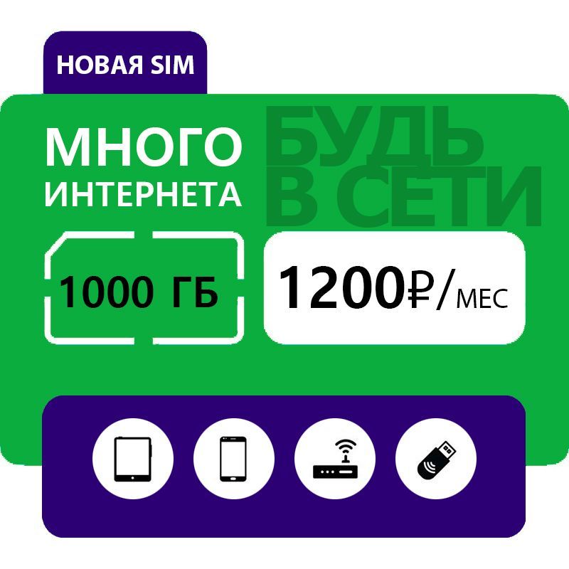 Sim Карта Безлимитный Интернет Мегафон купить на OZON по низкой цене