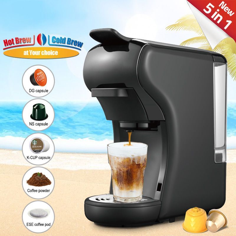 Кофемашина st 504. Кофемашина капсульная 4 в 1 Nesoresso/DOLCEGUSTO/чалды/молотый HIBREW. Кофемашина по капсулы Паулиг.