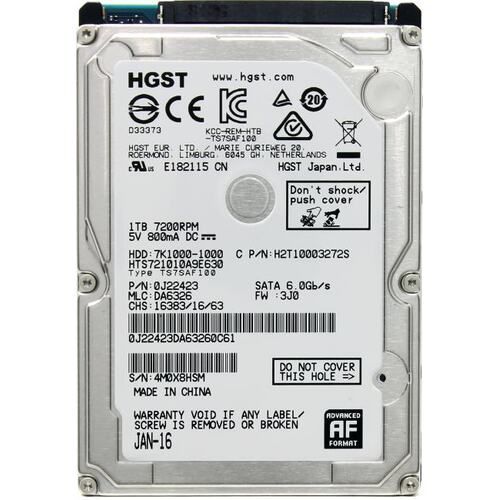 HGST1ТБВнутреннийжесткийдиск(HTS721010A9E630)