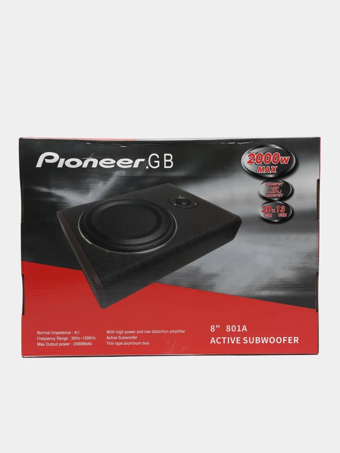 Pioneer Сабвуфер для автомобиля Усилитель, 20 см (8 дюйм.)